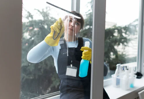 Nettoyage de vitres intérieures et extérieures à Tercé
